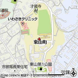 広島県広島市東区東山町周辺の地図