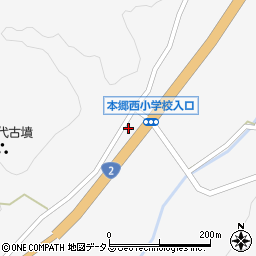 広島県三原市本郷町南方7467周辺の地図