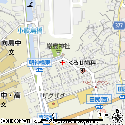 広島県尾道市向島町富浜5534-106周辺の地図
