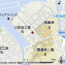 広島県尾道市向島町富浜16058-175周辺の地図