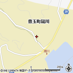 長崎県対馬市豊玉町鑓川401周辺の地図