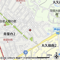大阪府泉南郡熊取町青葉台1丁目3周辺の地図