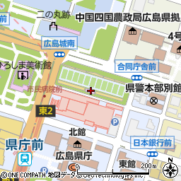 広島翔洋テニスコート（広島市中央庭球場）周辺の地図