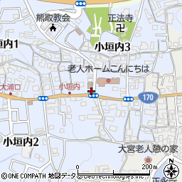 泉佐野警察署熊取町小垣内交番周辺の地図