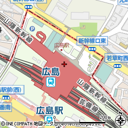 星乃珈琲店エキエ広島店周辺の地図