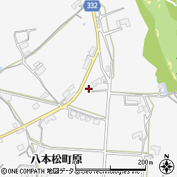 広島県東広島市八本松町原878周辺の地図