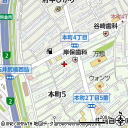 広島県安芸郡府中町本町5丁目5周辺の地図