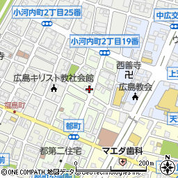 広島県広島市西区都町9-3周辺の地図