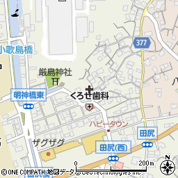 広島県尾道市向島町富浜308-2周辺の地図