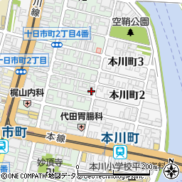 ふじ学院周辺の地図