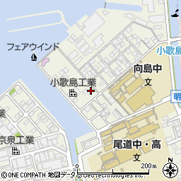広島県尾道市向島町富浜16058-59周辺の地図