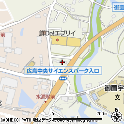 広島県東広島市西条町御薗宇2816周辺の地図