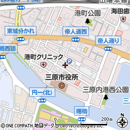 ＡＳＡＨＩ　ＰＡＲＫ三原港町駐車場周辺の地図