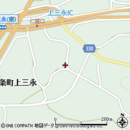 広島県東広島市西条町上三永1042周辺の地図