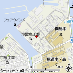 広島県尾道市向島町富浜16058-111周辺の地図
