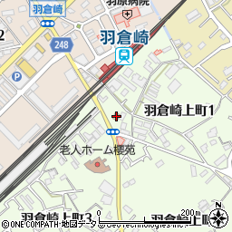 ファミリーマート泉佐野羽倉崎店周辺の地図
