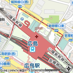 いっちゃん ekie 広島駅店周辺の地図