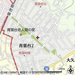 大阪府泉南郡熊取町青葉台周辺の地図