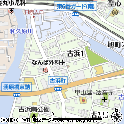 〒723-0013 広島県三原市古浜の地図