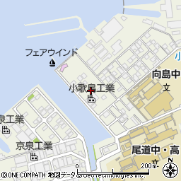 広島県尾道市向島町富浜16058-153周辺の地図