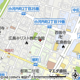 広島県広島市西区都町9-14周辺の地図