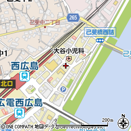 広島銀行己斐支店周辺の地図