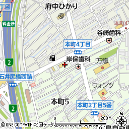 広島県安芸郡府中町本町5丁目1周辺の地図