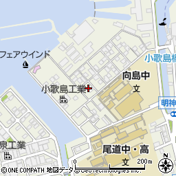 広島県尾道市向島町富浜16058-118周辺の地図