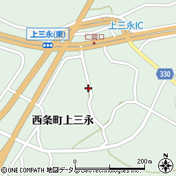 広島県東広島市西条町上三永1028周辺の地図