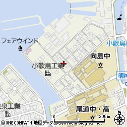 広島県尾道市向島町富浜16058-65周辺の地図