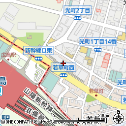 個室居酒屋 れんま renma 広島駅前店周辺の地図
