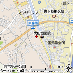 広島県尾道市向島町1068-2周辺の地図