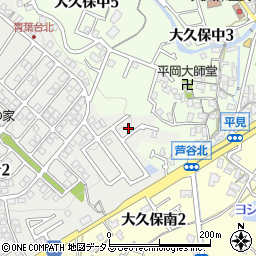 大阪府泉南郡熊取町青葉台1丁目9-8周辺の地図