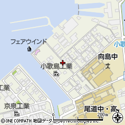 広島県尾道市向島町富浜16058-137周辺の地図
