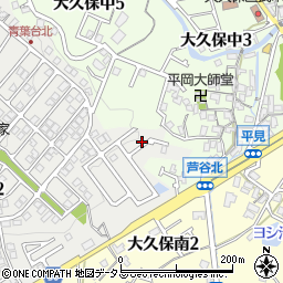 大阪府泉南郡熊取町青葉台1丁目9周辺の地図