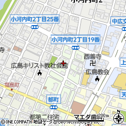 広島県広島市西区都町6周辺の地図