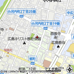 広島県広島市西区都町6-7周辺の地図