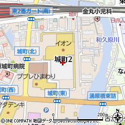徳川 お好み焼き 三原店周辺の地図