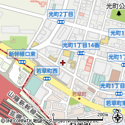 八千代エンジニヤリング株式会社　広島支店周辺の地図