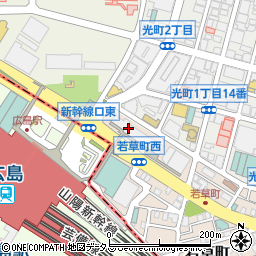 マックスバリュエクスプレス広島駅北口店周辺の地図