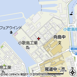 広島県尾道市向島町富浜16058-86周辺の地図