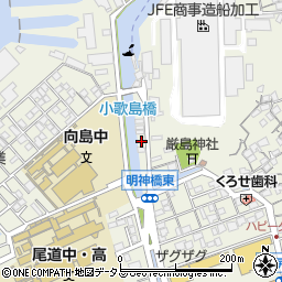 広島県尾道市向島町富浜232-41周辺の地図