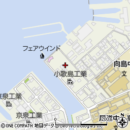 広島県尾道市向島町富浜16058-114周辺の地図