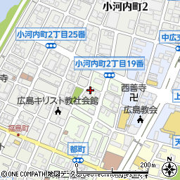 広島県広島市西区都町6-11周辺の地図