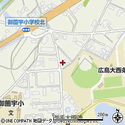 広島県東広島市西条町御薗宇8566周辺の地図