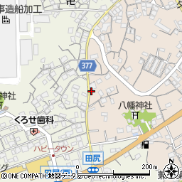 広島県尾道市向島町676-1周辺の地図
