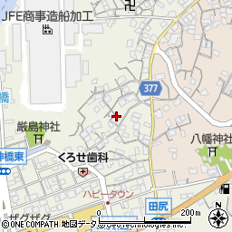 広島県尾道市向島町352周辺の地図