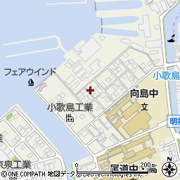 広島県尾道市向島町富浜16058-72周辺の地図