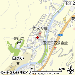 山口県萩市山田玉江３区周辺の地図