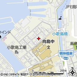 広島県尾道市向島町富浜16058-135周辺の地図